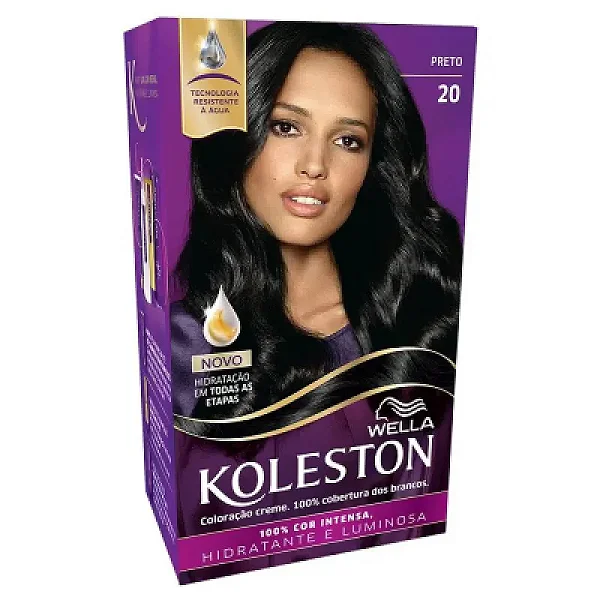 Tinta Koleston Wella 20 Preto