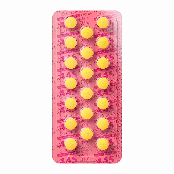 Aas 100mg 20 comprimidos