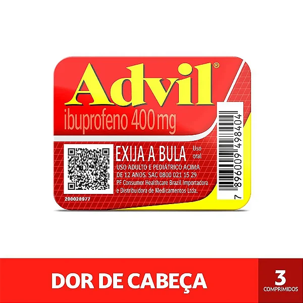 Advil 400mg 3Caps