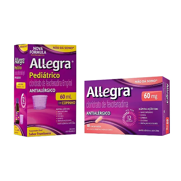 Allegra 60mg 10 comprimidos