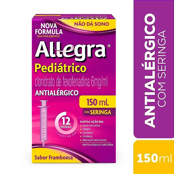 Allegra 6mg/ml Susp Oral 150ml