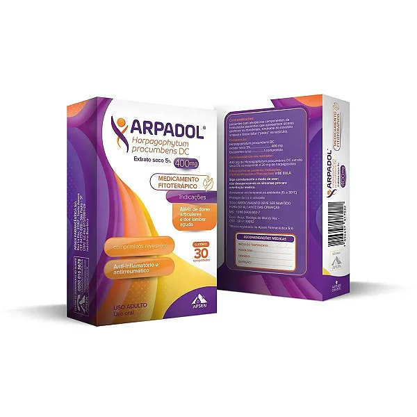 Arpadol 400mg 30 comprimidos