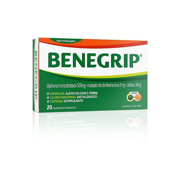 Benegrip 20 comprimidos