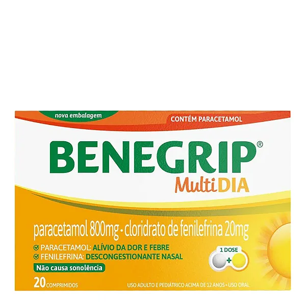 Benegrip Multi Dia 20 comprimidos