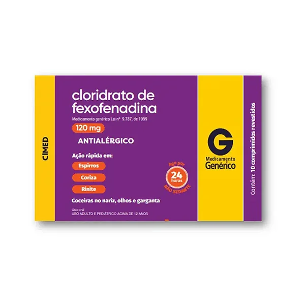 Cl.Fexofenadina 180mg 10 comprimidoss