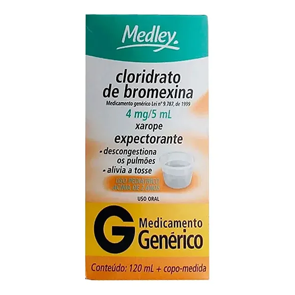 Clor De Bromexina Xarope 120ml