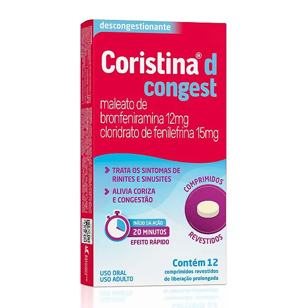 Coristinad Conges 4  comprimidosd