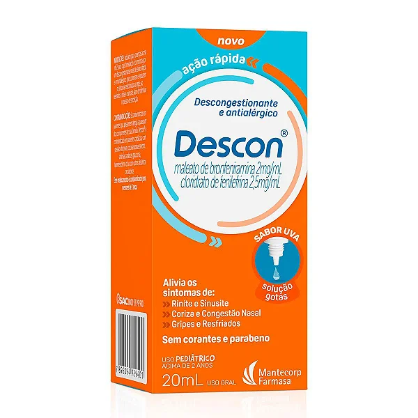 Descon Sol Gotas 20ml