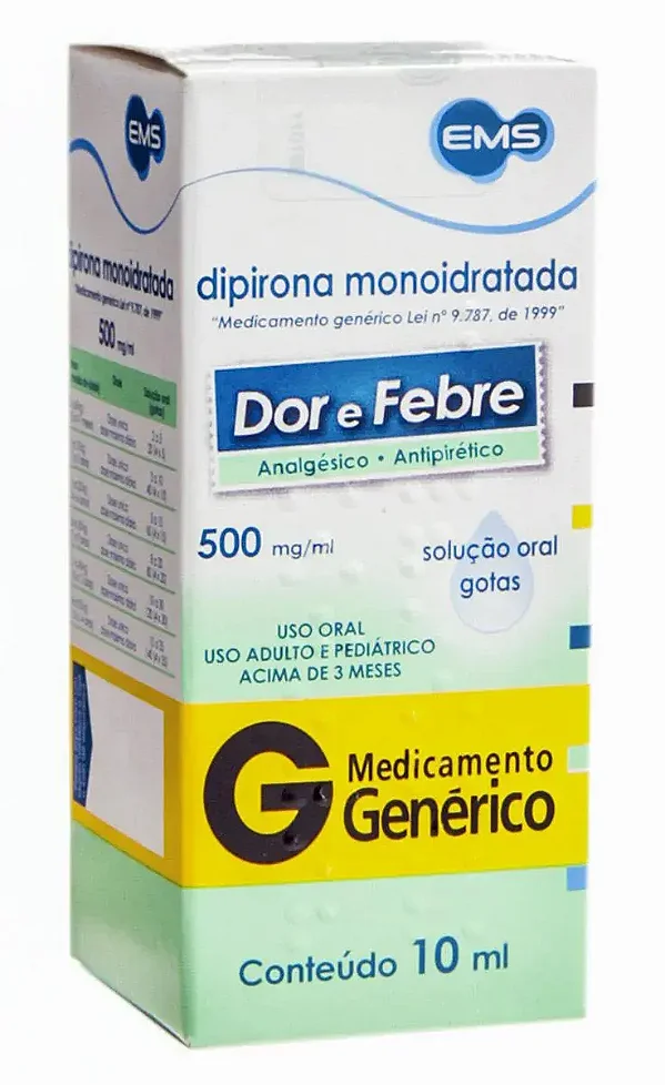 Dipirona 500mg/ml 10ml