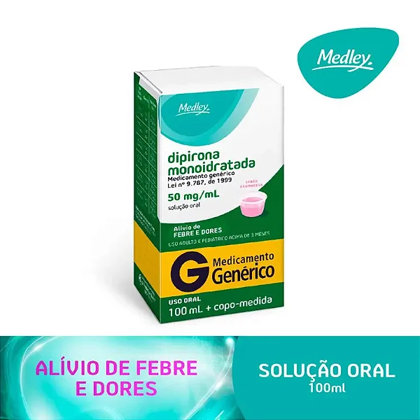 Dipirona 50mg/ml 100ml