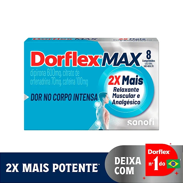 Dorflex Max 8 comprimidos