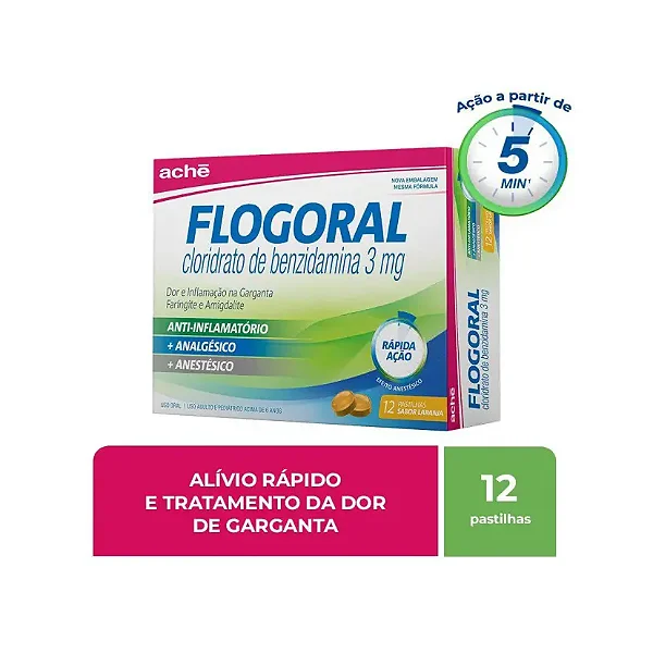 Flogoral 3mg12 Pst Laranja