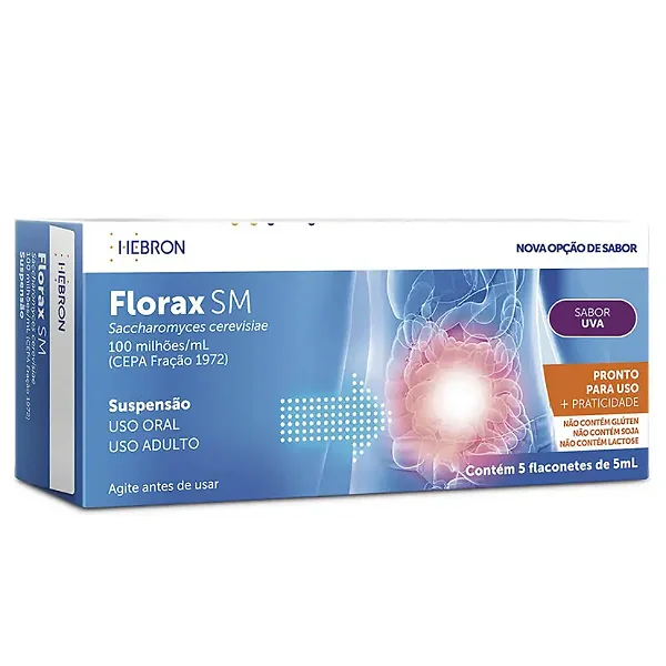 Florax Sm Adt 5 Flac C/ 5ml Uva
