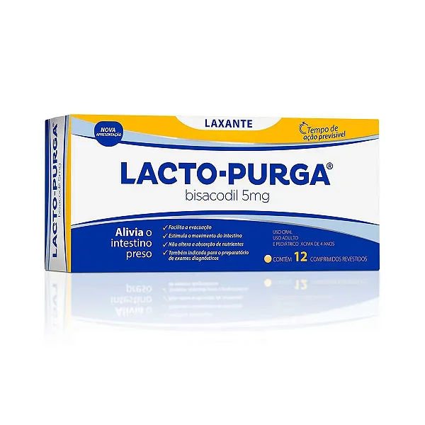 Lacto Purga 5mg 12 comprimidoss