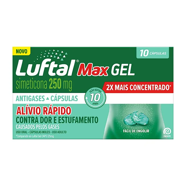 Luftal Gelcaps 125mg 10Caps Gel