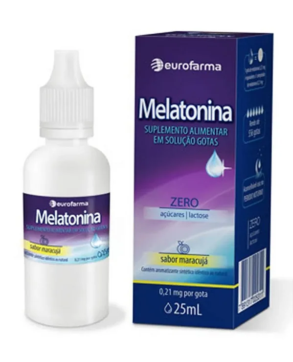 Melatonina Menta 0,21mg Gt 25ml