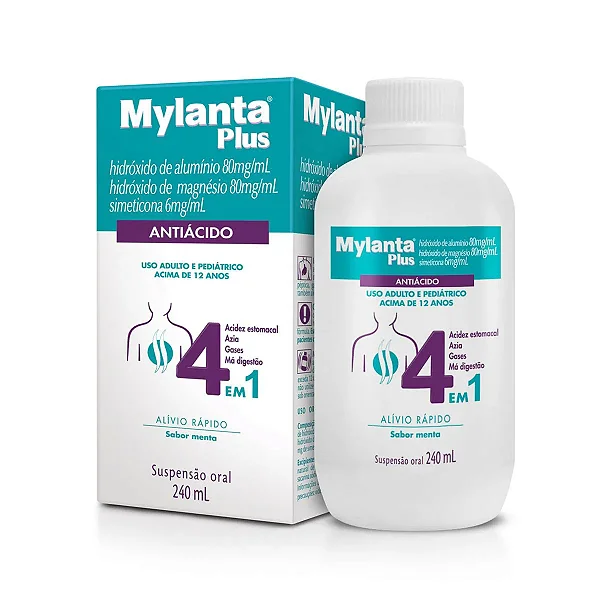 Mylanta Plus 240ml Menta