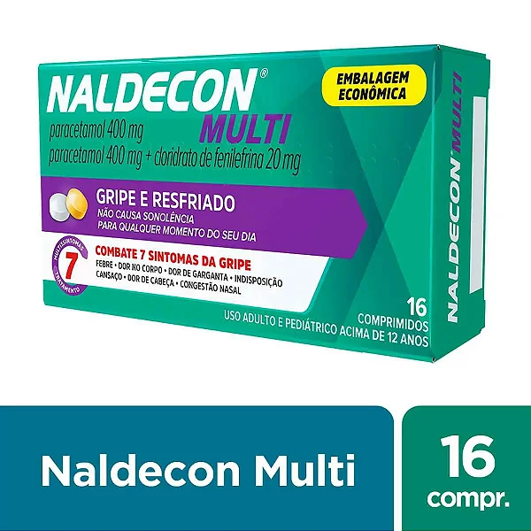 Naldecon Multi 16 comprimidos