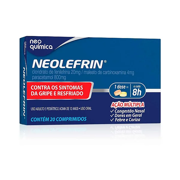 Neolefrin 20 comprimidos