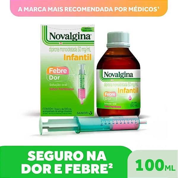 Novalgina Infantil 50mg 100ml