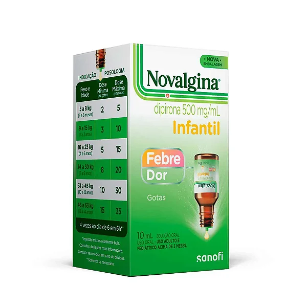 Novalgina Infantil Vidro 10ml
