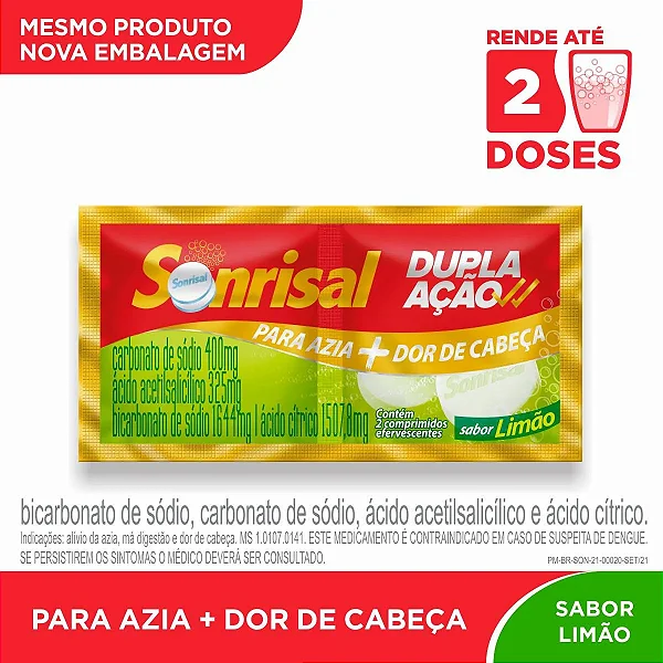 Sonrisal Limao 2 comprimidos Eferv