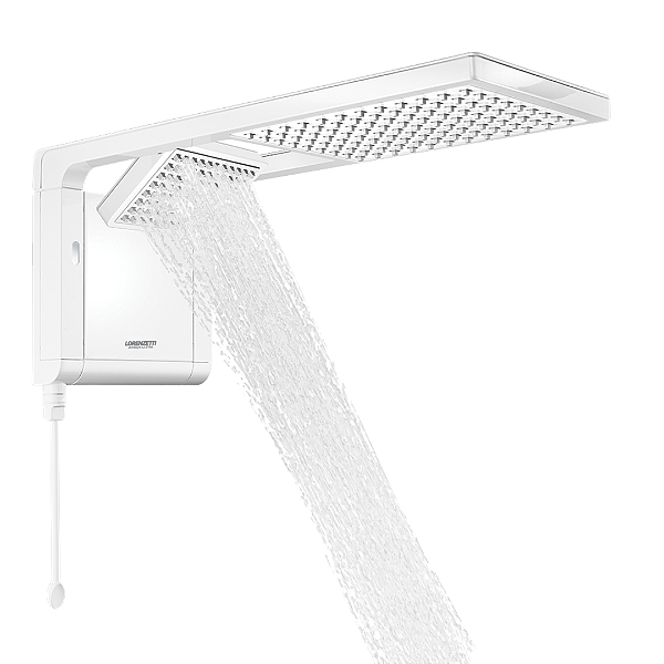 Chuveiro Eletrônico Lorenzetti Acqua Duo Flex Hibrido 6800w Branco - 220v