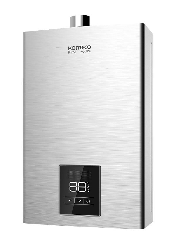 Aquecedor De Água A Gás Komeco 21 Litros KO 21DI Prime Inox - GN