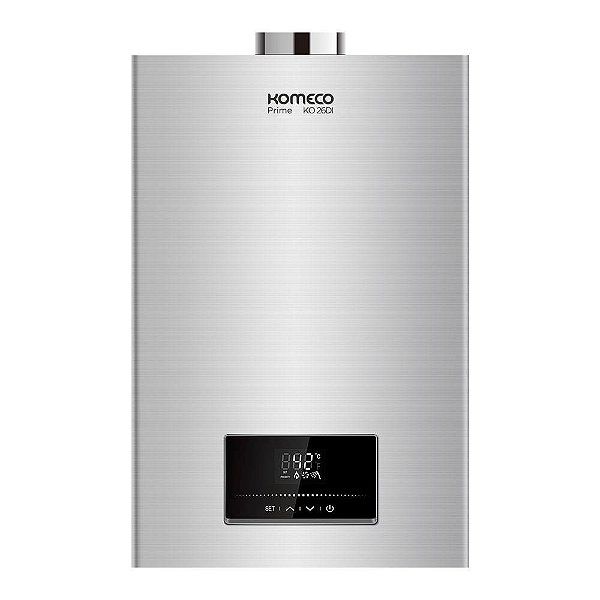 Aquecedor De Água A Gás Komeco 26 Litros KO 26DI Prime WI-FI Inox  - GN