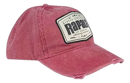 BONE RAPALA - JEANS VINHO *TECIDO