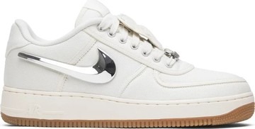 NIKE AIR FORCE 1 WHITE TRAVIS SCOTT SAIL