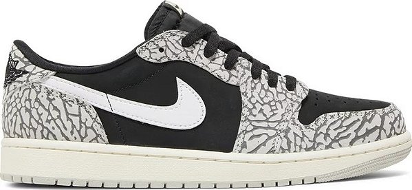 AIR JORDAN 1 LOW OG BLACK CEMENT