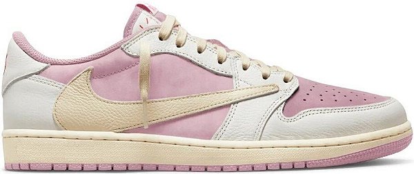 TRAVIS SCOTT X AIR JORDAN 1 LOW OG SHY PINK