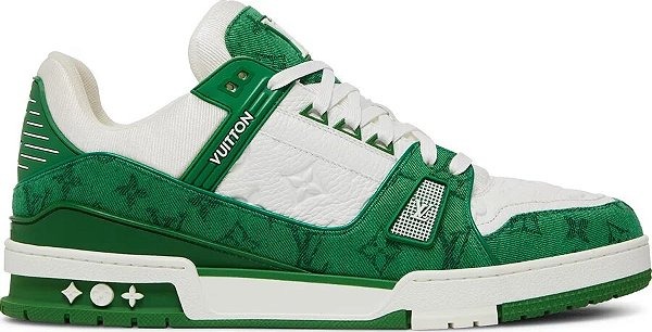 LOUIS VUITTON LV TRAINER GREEN MONOGRAM