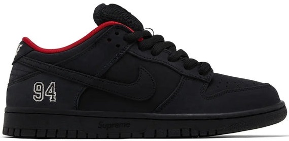 NIKE SB DUNK LOW PRO SUPREME 94 BLACK