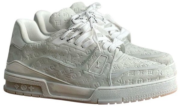 LOUIS VUITTON LV TRAINER GREY MONOGRAM