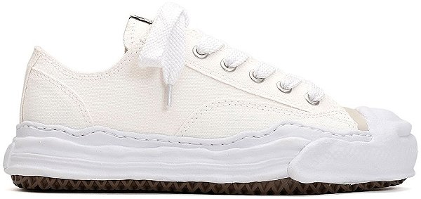 TÊNIS MAISON MIHARA YASUHIRO "HANK" OG SOLE CANVAS LOW-TOP WHITE