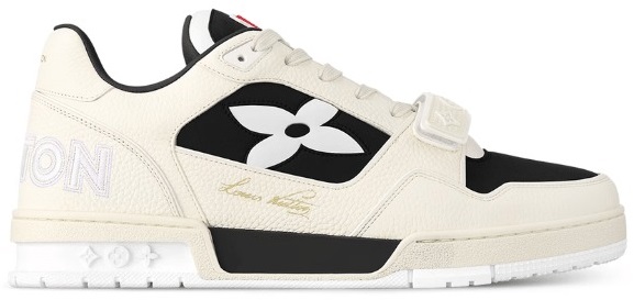LOUIS VUITTON LV TRAINER CREAM BLACK