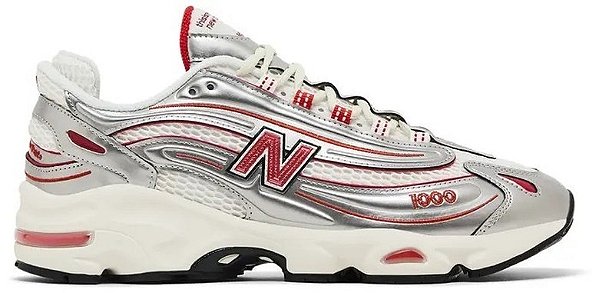 Tênis New Balance ThisisNever x 1000 Silver Valiant Poppy 1 TÊNIS NEW BALANCE THISISNEVER X 1000 SILVER VALIANT POPPY
