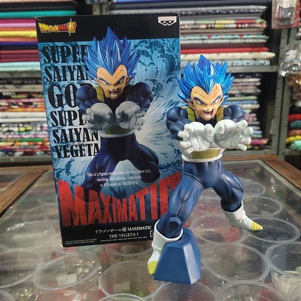 Figure Dragon Ball - Vegeta SSJ Blue Limit Break - Maximatic - Banpresto - PRONTA ENTREGA