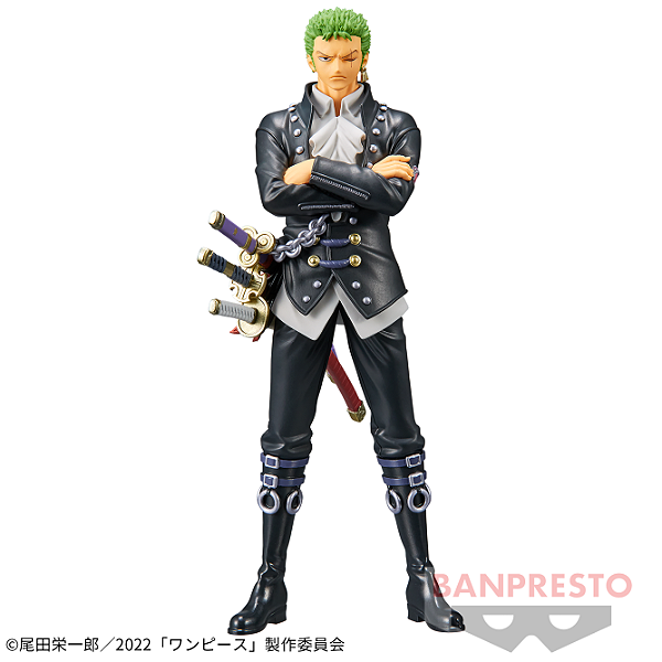 Figure One Piece DXF - Roronoa Zoro Film RED -The Grandline Series - Banpresto