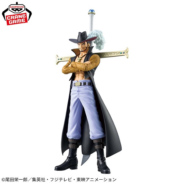 Figure One Piece - Dracule Mihawk - The Grandline Series Extra - Banpresto - PRONTA ENTREGA