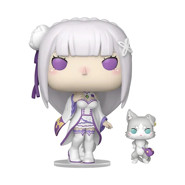 Funko Pop! Re:ZERO - Emilia e Puck 2112 - PRONTA ENTREGA
