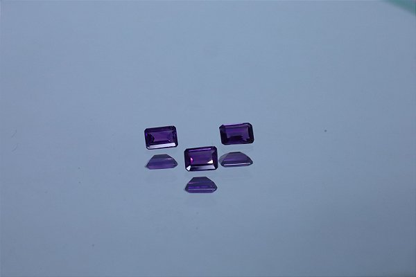 Ametista Retangular Natural 0.72, 0.86 e 0.99 Pontos