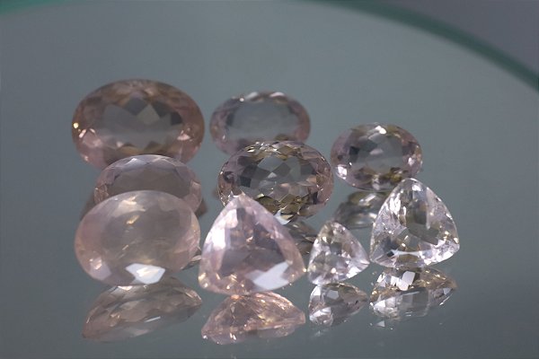 Quartzo Rosa Extra lote 84.65cts