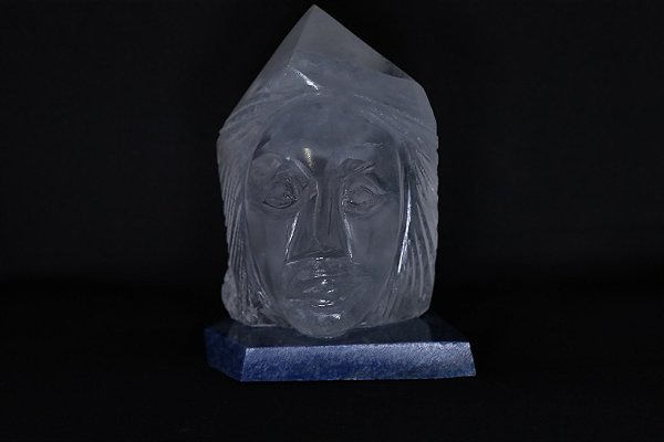 Indio de Cristal com 420g ALT 9cm