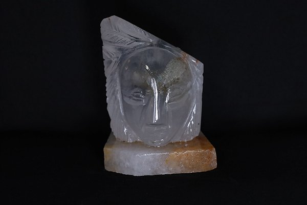 Indio de Cristal com 430g ALT 7cm