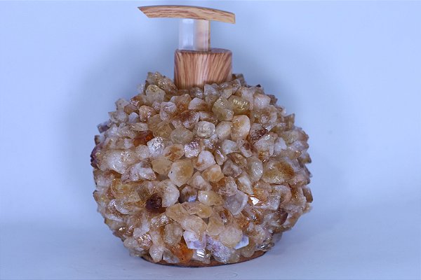 Saboneteira Citrino com 790g ALT 12.5cm