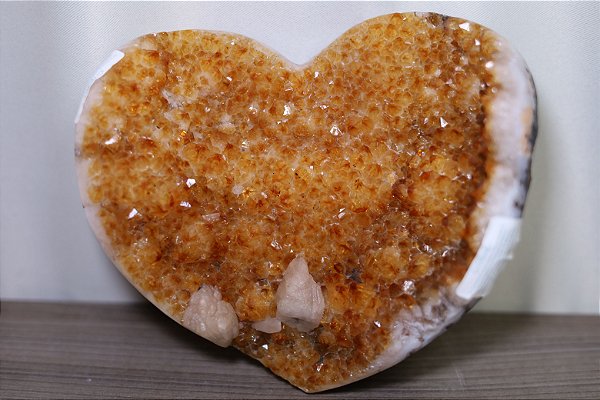 Coração de Citrino 1.8kg Lar 19cm