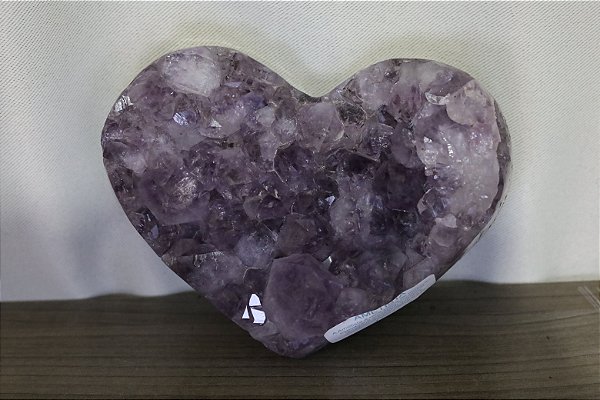Coração de Ametista 660gr Lar 13cm